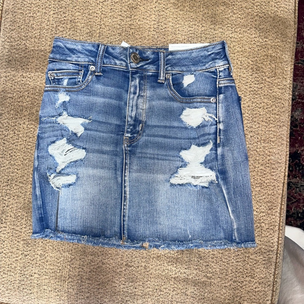 NWT Denim Mini Skirt